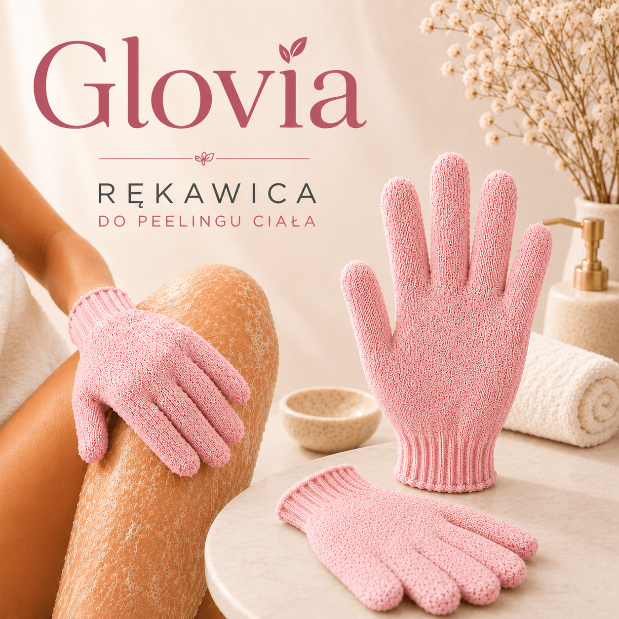 GLOVIA - rękawica do peelingu ciała